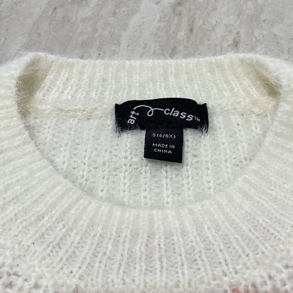 NWT Art Class Little Girl Sweater *S (6/6X) - Picture 2 of 4